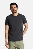 BRIXTON The Vintage Reserve S/S Tee - Black Sol Wash