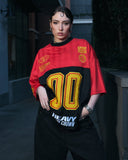 WNDRR Dynasty Quarterback Jersey - Red/Black