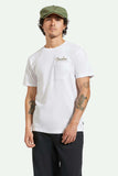 BRIXTON Fender Volume S/S Pocket Tee - White