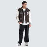 NENA AND PASADENA Facade Varsity Jacket - After Dark