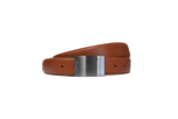 VARCE Full Grain Leather Belt Box Set - Tan