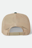 BRIXTON Oath Trucker Hat - Off White/Primal Green/Sand