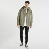 KISS CHACEY Hollister Hooded Parker Jacket - Dune