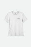 BRIXTON Fender Volume S/S Pocket Tee - White