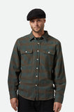 BRIXTON Bowery LS Flannel - Ocean