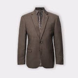VARCE Kennedy Notch Lapel Stretch Suit - Tobacco