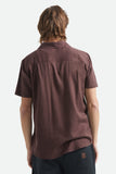 BRIXTON Charter Slub Short Sleeve - Chocolate