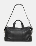 JULIUS MARLOW Leather Overnight Bag - Black