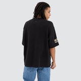 NENA AND PASADENA Collingwood Magpies AFL Mega Loopback Tee - Jet Black