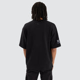NENA AND PASADENA Geelong Cats AFL Mega Loopback Tee - Jet Black