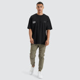 NEANA AND PASADENA Never Heavy Tee - Jet Black