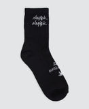 NOMADIC PARADISE Goodie 2 Pack Socks - Black & White