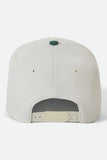 BRIXTON Linwood C Netplus MP Snapback Cap - Off White/Primal Green