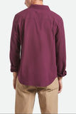 BRIXTON Charter L/S Shirt - Port