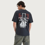 KISS CHACEY Revival Heavy Box Fit Tee - Pigment Vulcan