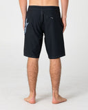 Rusty Scream Fixed Waist Boardshort - Black