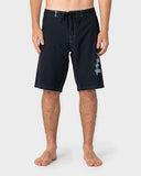 Rusty Scream Fixed Waist Boardshort - Black