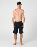 Rusty Scream Fixed Waist Boardshort - Black