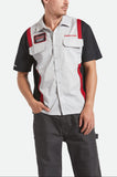 BRIXTON COORS LIGHT SHAKE DOWN 03481 S/S SHIRT - Silver/Black