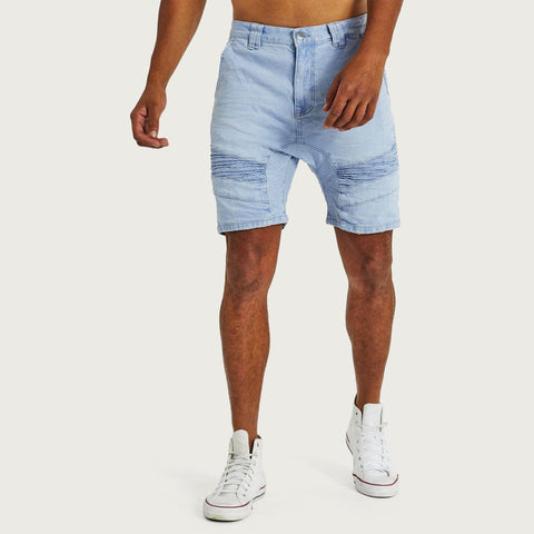 KISS CHACEY Spectra Denim Short - Ice Blue