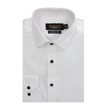 SCUZZATTI Levi 1636 Boys L/S Shirt - White