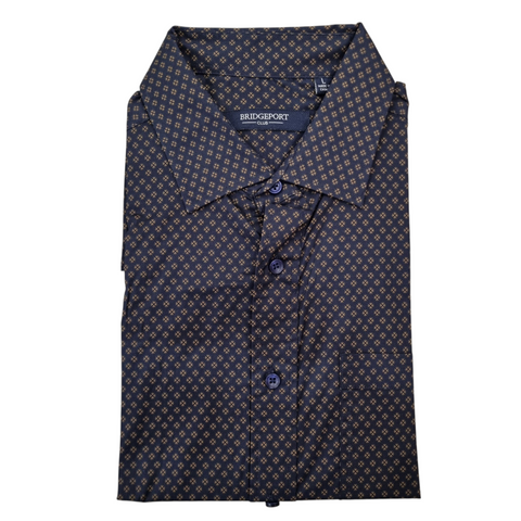 Bridgeport B2532 Luxe Cotton Stretch S/S Shirt - Carbon