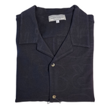 JAMES HARPER JHS62O Fancy Knit S/S Shirt - Black