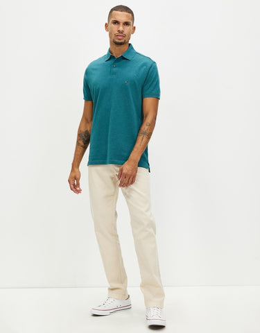 TOMMY HILFIGER MW0MW32346_MRJ IM 1985 Regular Fit Polo - Green Heather