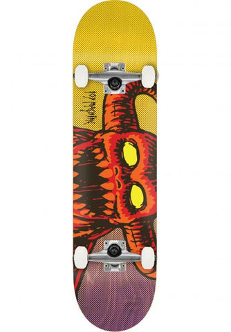 TOY MACHINE VICE HELL MONSTER CUSTOM COMPLETE SKATEBOARD - 8.38"