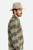 BRIXTON WESLEY FEDORA - Safari