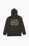 SALTY CREW Stamped Midweight Fleece Hood - Vintage Black