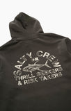 SALTY CREW Stamped Midweight Fleece Hood - Vintage Black