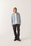 BRIXTON Ford Service Dept Workshirt - Blue Chambray