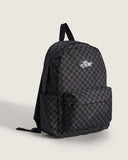 VANS Old Skool Grom Check Backpack - Black/Charcoal