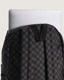 VANS Old Skool Grom Check Backpack - Black/Charcoal