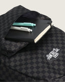 VANS Old Skool Grom Check Backpack - Black/Charcoal