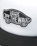 VANS Curved Bill Trucker Hat - Black/White