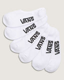 VANS Classic Super No Show Socks 3 Pack - White