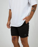 St Goliath 17 Linen Blend Volley Short- Black