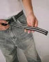 Rusty Flip Daddy Elastic Webbing Belt - Black