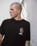 WNDRR BENNY BOX FIT TEE - BLACK