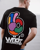 WNDRR BENNY BOX FIT TEE - BLACK