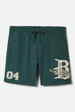Brixton Everyday Stretch Hybrid Short - Primal Green