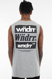 WNDRR ICONS Muscle Top - Grey Marle