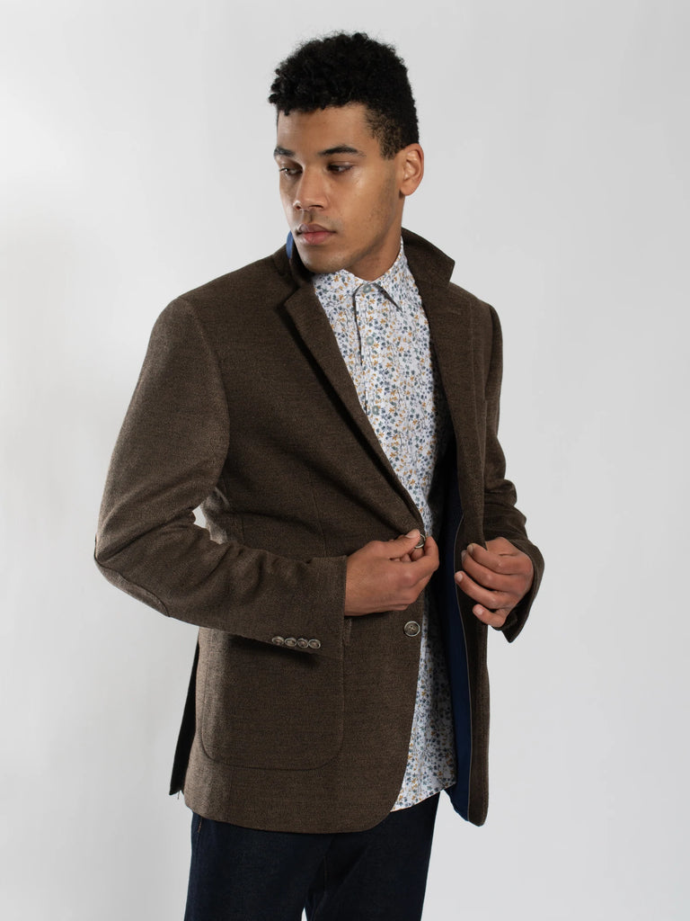 Unstructured tweed blazer deals