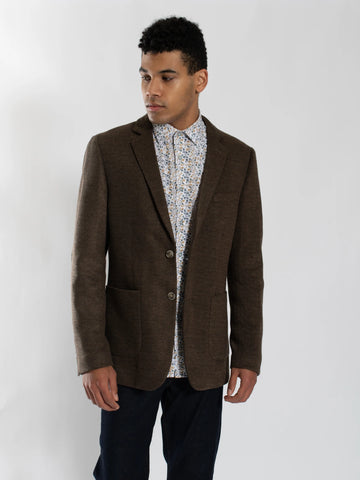 Tully Rust Brown Lightweight Bomber Jacket