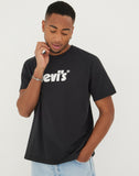 LEVI´S ® SS RELAXED FIT TEE POSTER LOGO - Caviar