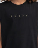 Rusty Short Cut Muscle Boys - Black
