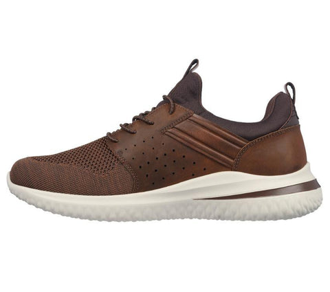SKECHERS 210238 DELSON 3.0 - CICADA Dark Brown – E-Male Store