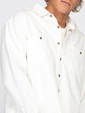 Rusty Yakka Long Sleeve Overshirt - Egret
